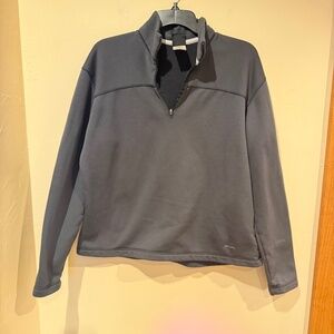 Vintage Patagonia Heavy Weight Capilene Quarter Zip - Women's XL - Gray